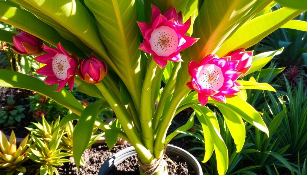 dragon fruit pitaya plant
