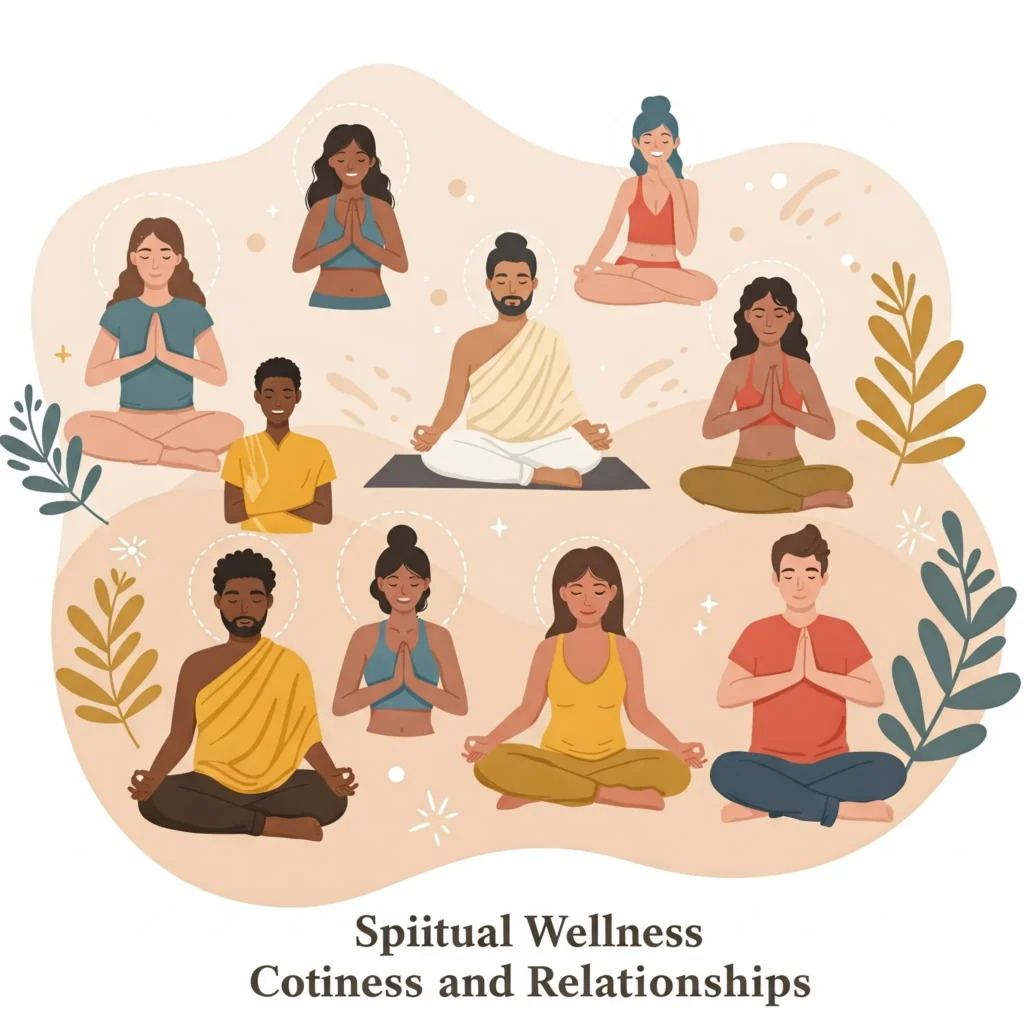 A group of spiritual people