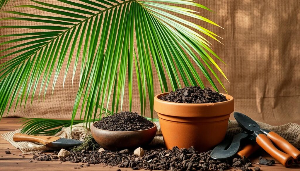 palm soil and potting essentials